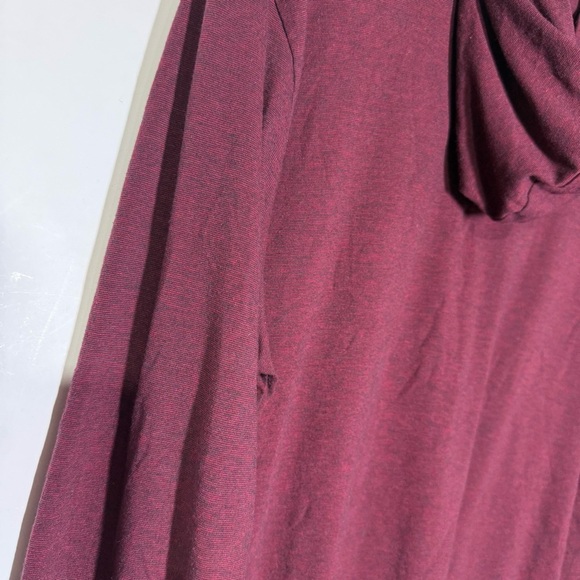 Vineyard Vines Lightweight Hoodie Wine Red Size Large Super Soft Whale Logo - Picture 7 of 7